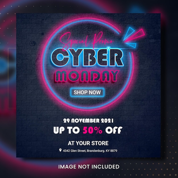 Cyber ​​Monday Sale Banner