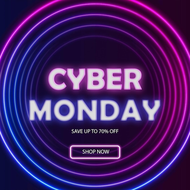 Cyber monday sale vorlage