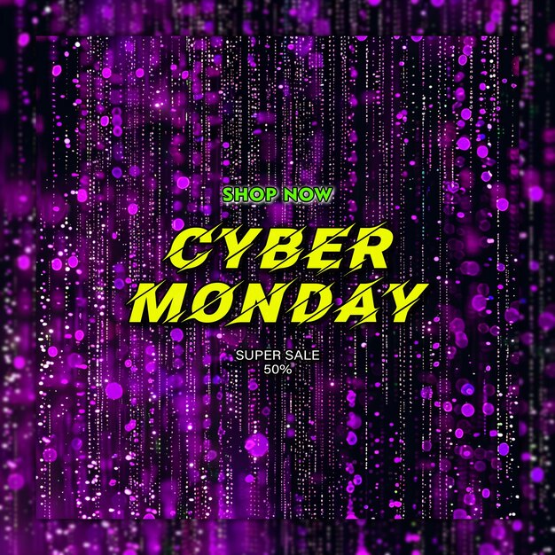 PSD cyber monday text discount background discount offer special offer deal of the day