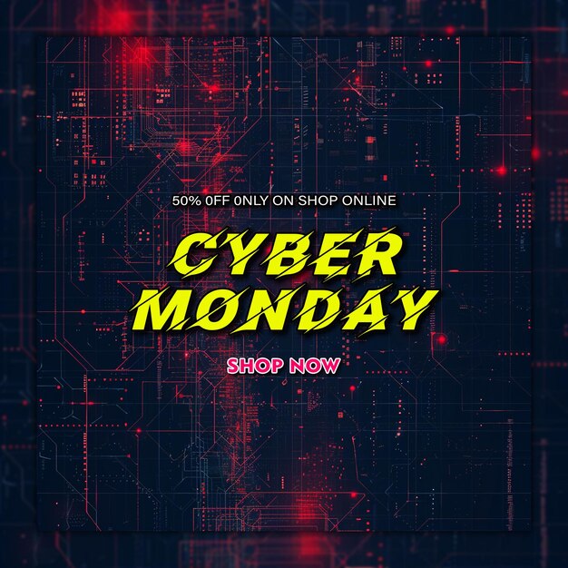 PSD cyber montag text rabatt hintergrund rabatt angebot besonderes angebot deal des tages