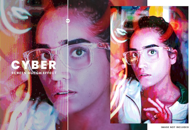 Cyber-Screen-Glitch-Fotoeffekt