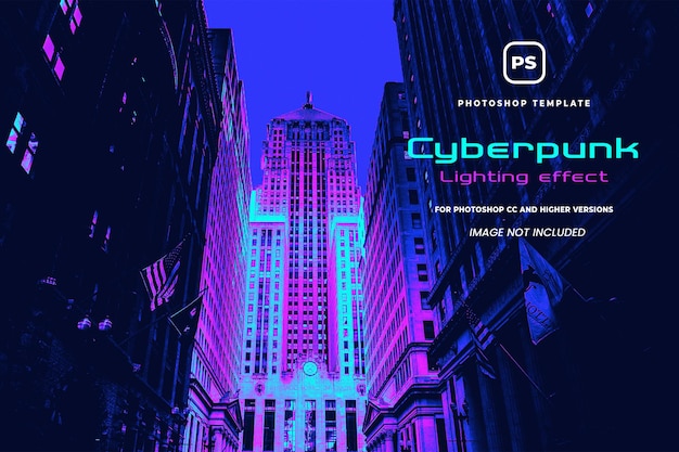 Cyberpunk-Effekt Photoshop