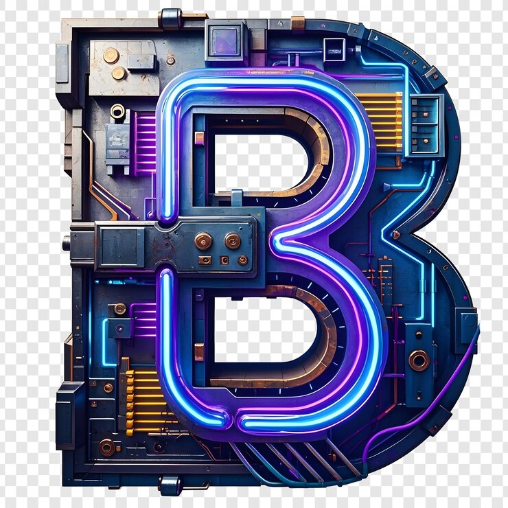 PSD cyberpunk neon lettera z