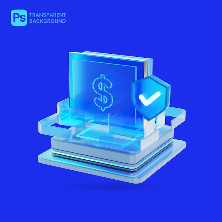 PSD cybersécurité de la gestion financière en ligne et marque de contrôle de sécurité