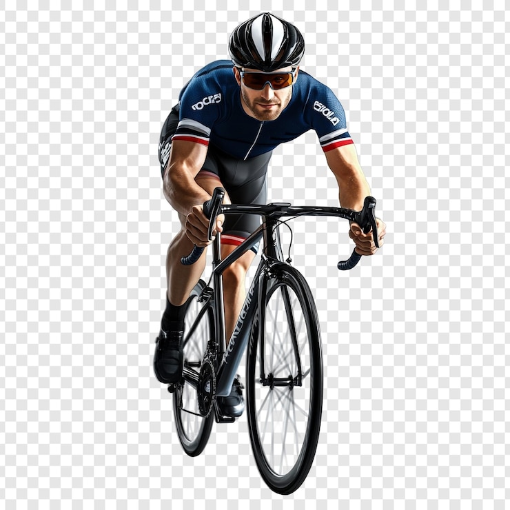 PSD le cycliste en action