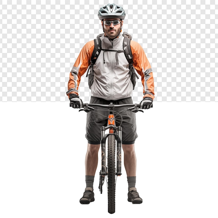 PSD cycliste professionnel vue de devant