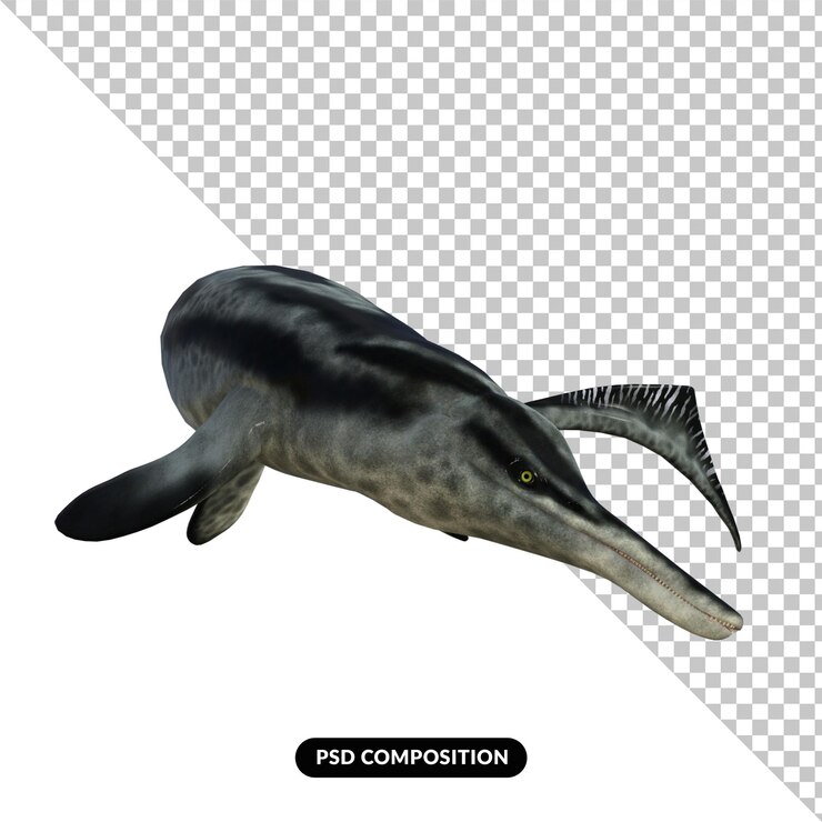 PSD cymbospondylus dinosaur isolou a ilustração 3d