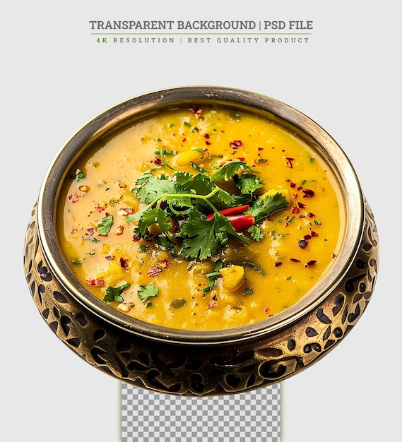 PSD daal curry traditionelles indisches essen