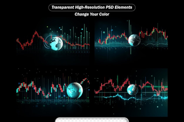 PSD dados do mercado de valores abstract background with graph chart finance mercado de valores e bolsa