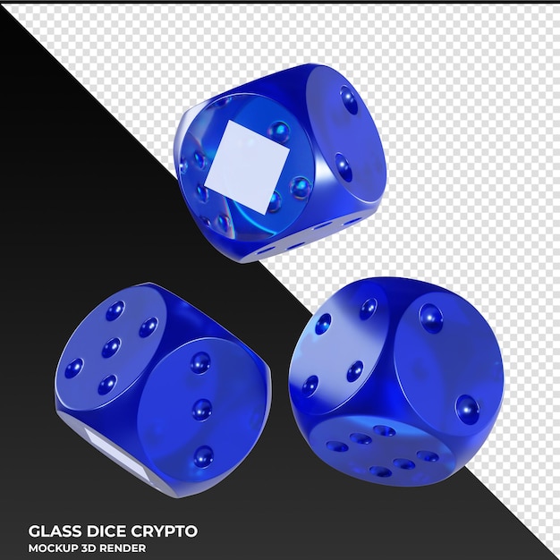 PSD dados ondas dados de vidro ícone crypto 3d