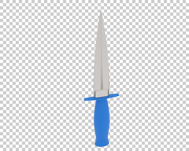 Dagger isolated on background 3d rendering illustration