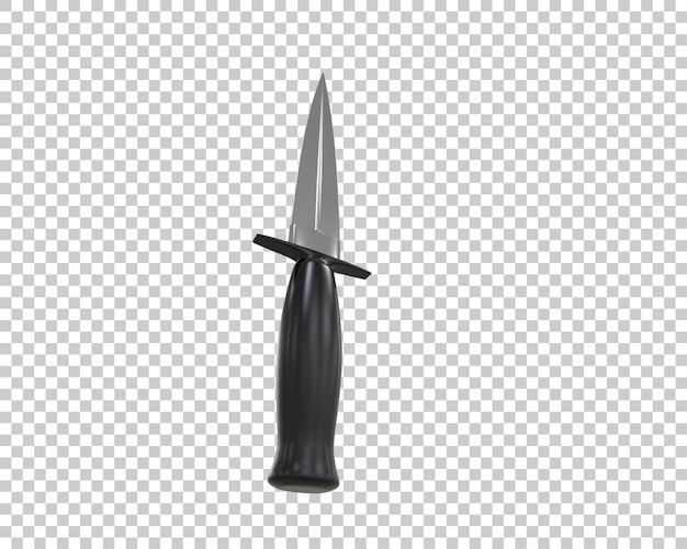 PSD dagger isoliert auf dem hintergrund 3d-rendering-illustration