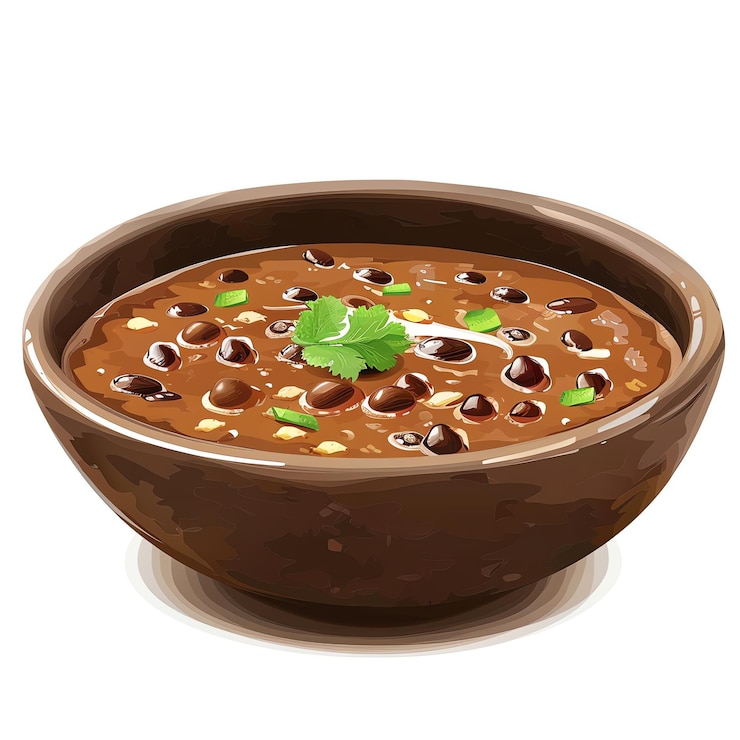 PSD dal makhani ilustraciones indias realistas