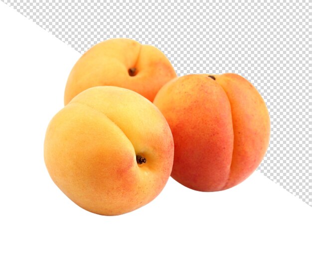 Design PNG E SVG De Fruta De Damasco Plana Para Camisetas