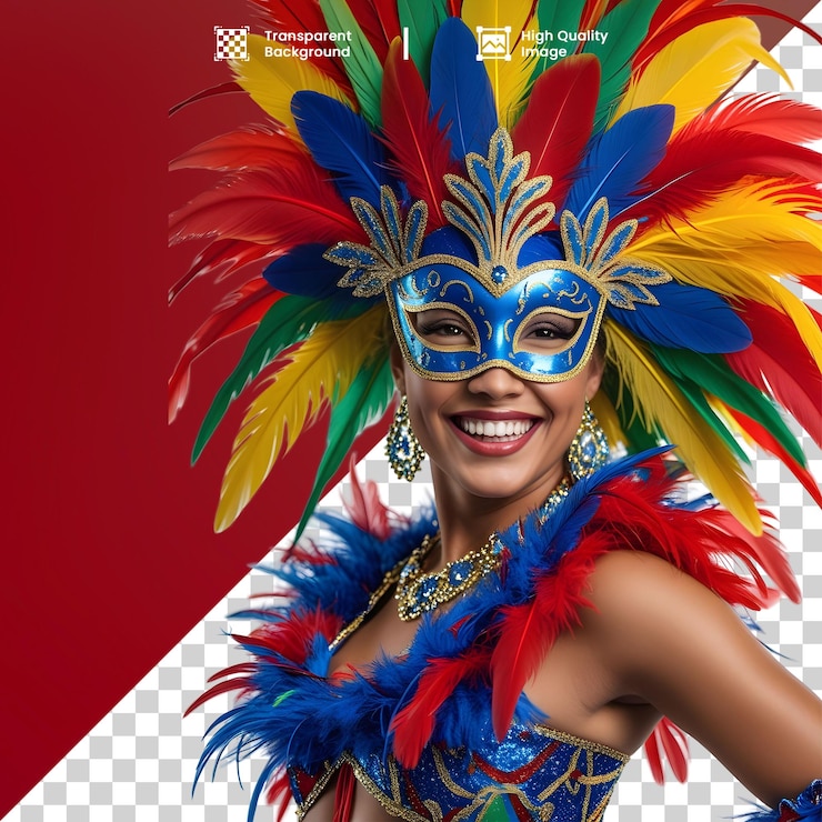PSD dançarina de carnaval brasileira