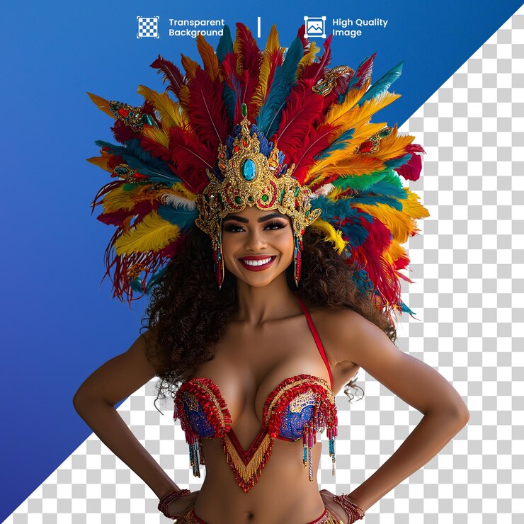PSD danseur de carnaval brésilien