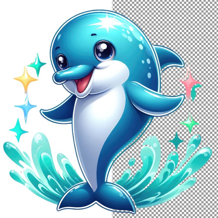 PSD danza del deleite arte vectorial caprichoso con animales lindos en un fondo png