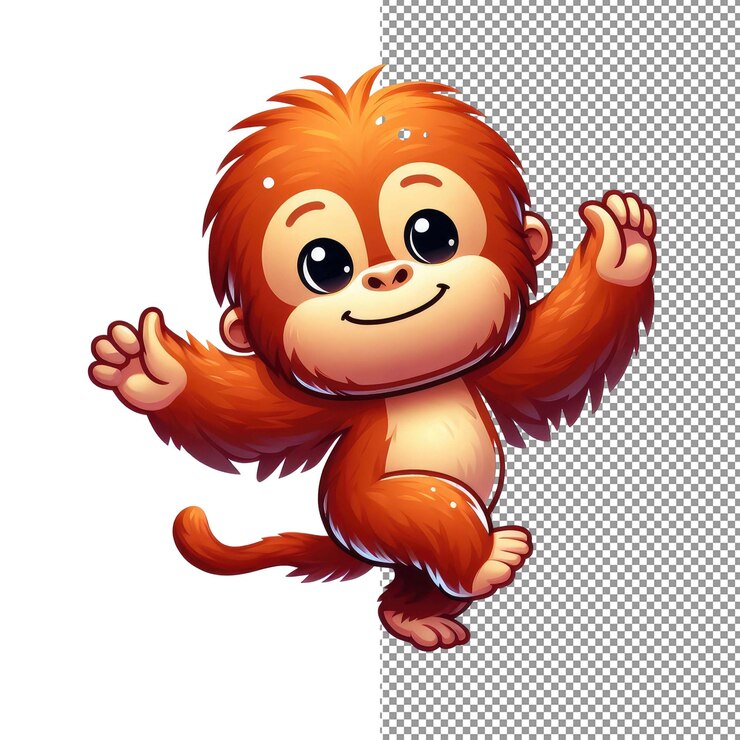 PSD danza del deleite arte vectorial caprichoso con animales lindos en un fondo png