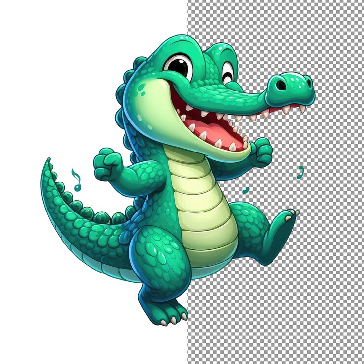 PSD danza del deleite arte vectorial caprichoso con animales lindos en un fondo png