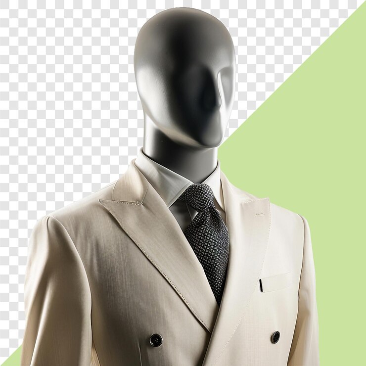 PSD dapper maniquí masculino fondo transparente imagen aislada generativa de ia