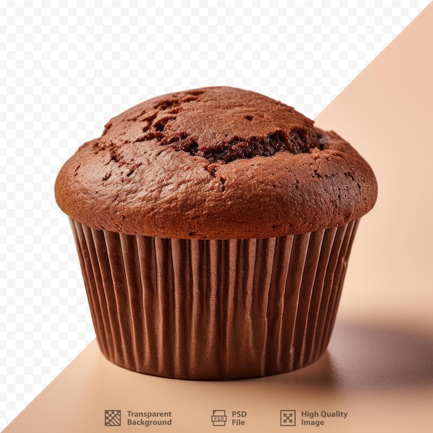 Dargestellt ist ein muffin mit dem bild eines cupcakes darauf.