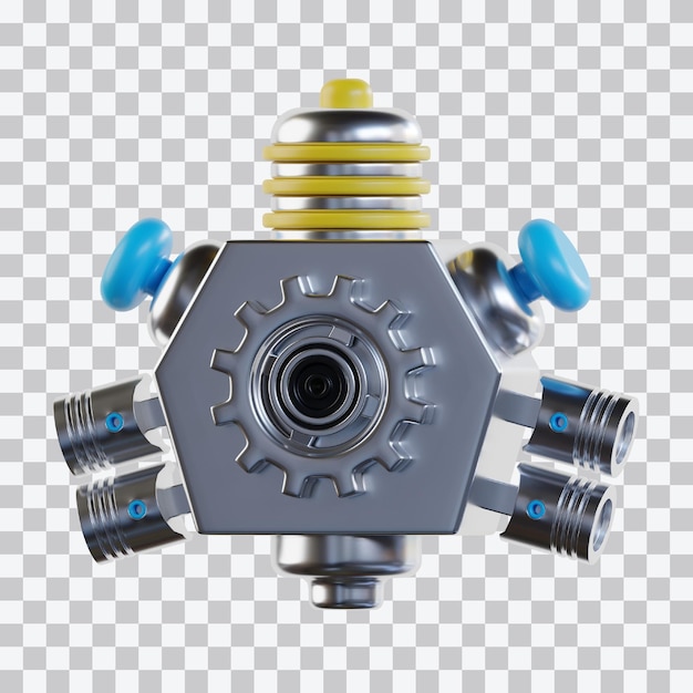 Darstellung des Triebwerks 3d