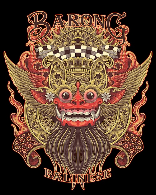 Darstellung von Barong