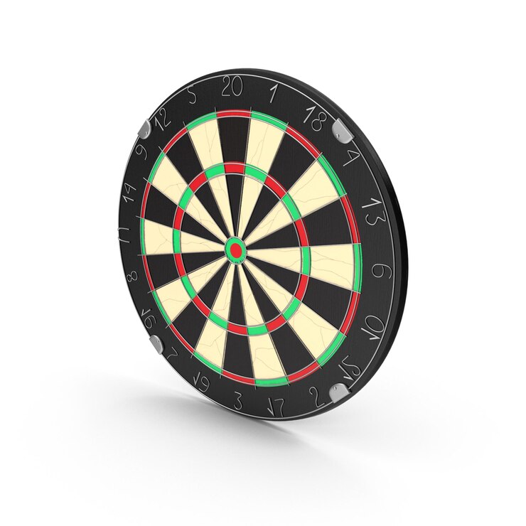 PSD dartboard classique avec des sections numérotées