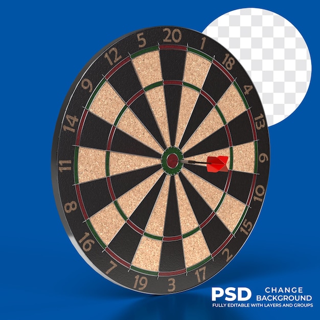 PSD dartboard com pontas de flecha bullseye alvo