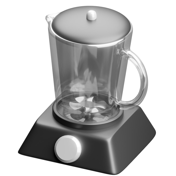 PSD das 3d-illustrationspaket für küchenartikel
