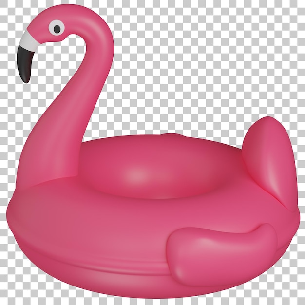 Das 3D-Symbol Pink Flamingo Pool Float