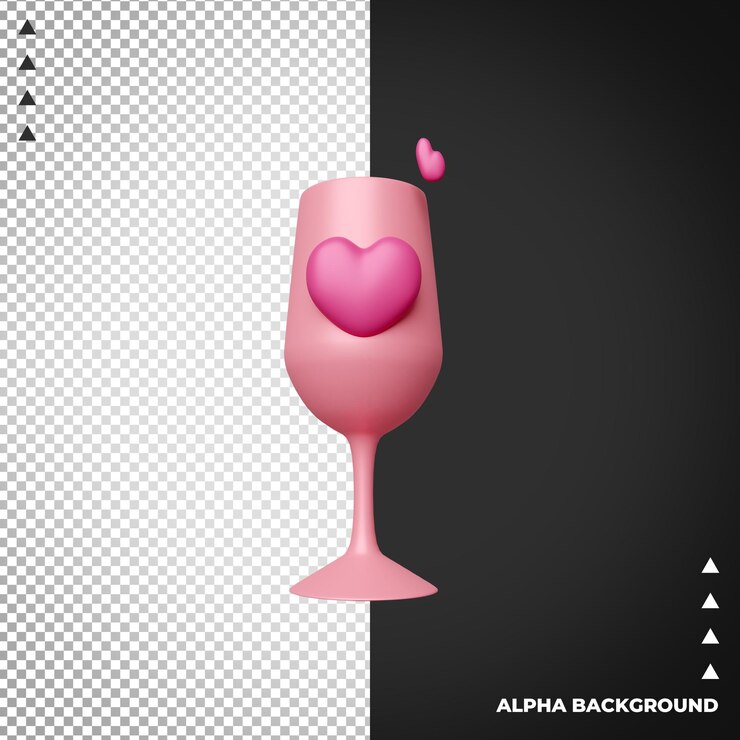 PSD das 3d-valentines-symbol