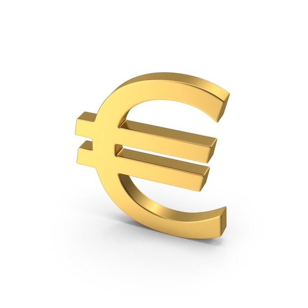 Das goldene Euro-Symbol