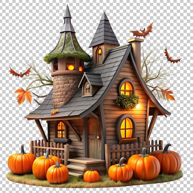 PSD das halloween-haus