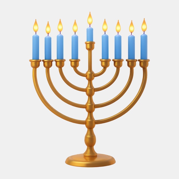 Das Hanukkah-Festival des Goldenen Tempels Menorah