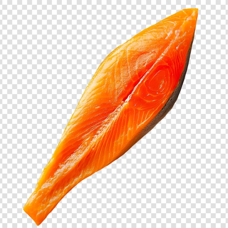 PSD das köstliche geräucherte lachsfilet aus der nähe, frische meeresfrüchte