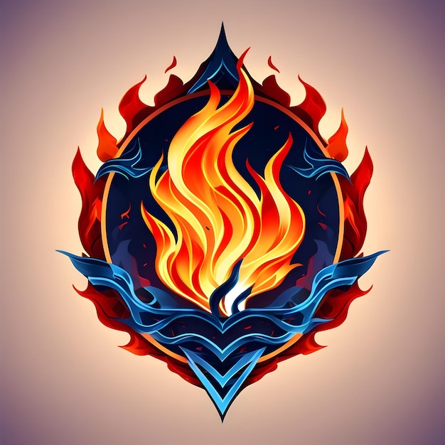 PSD das logo von psd fire.