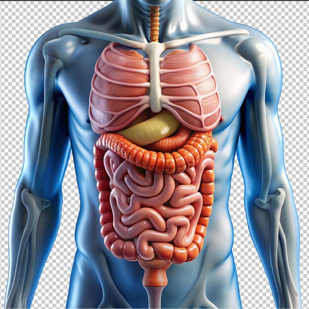 PSD das menschliche verdauungssystem