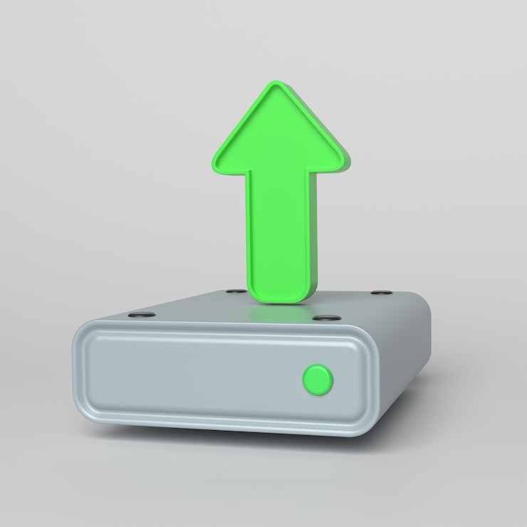 PSD data upload illustration