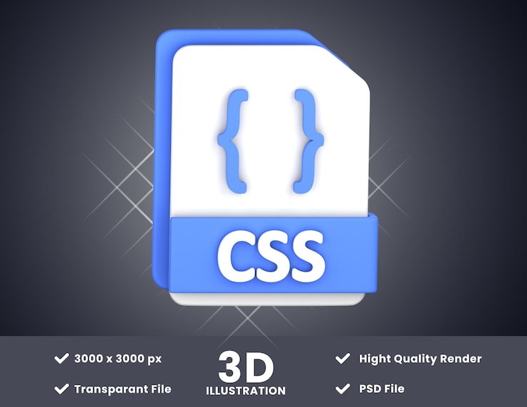 PSD datei css3d-illustration, die für ihr design geeignet ist