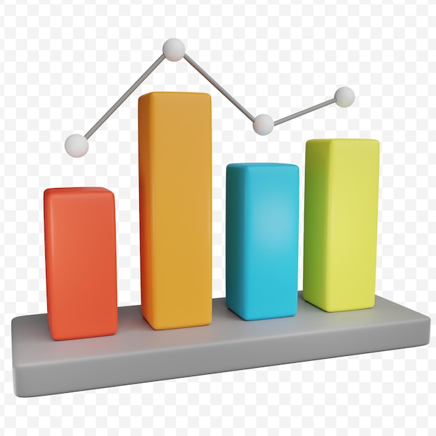 PSD datendiagramm statistikdiagramm 3d-darstellung