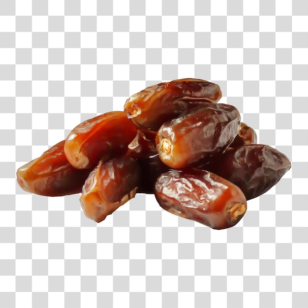 Les Dates Sur Un Fond Transparent