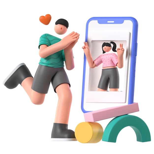 Dating-Apps, soziale Medien, Netzwerke, Kommunikation