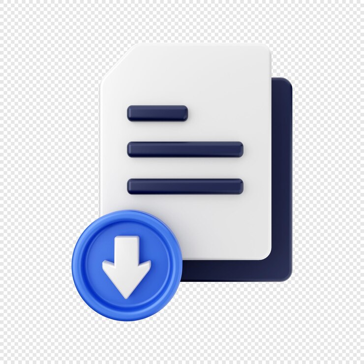 PSD datos de descarga de archivos y documentos 3d