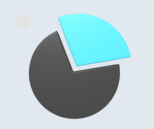 PSD datos estadísticos del gráfico de pastel