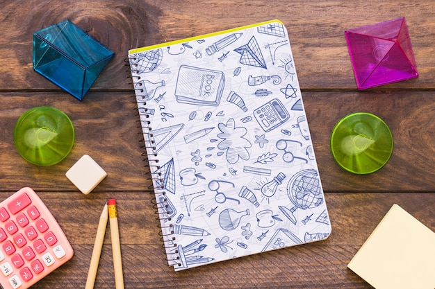 De volta à escola mockup