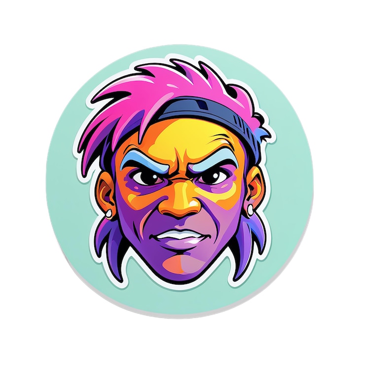 PSD decalque de adesivo coolio