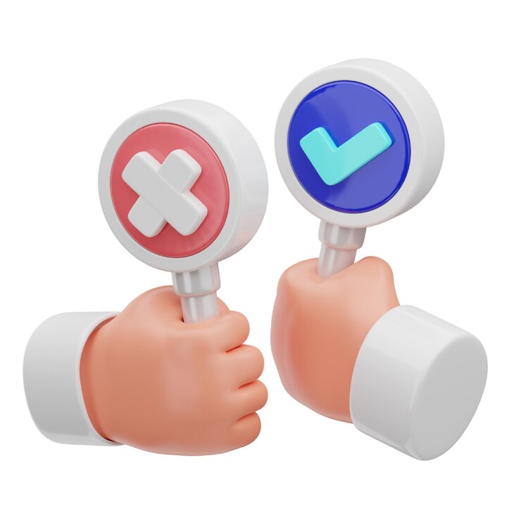 PSD decisión icono 3d para inteligencia artificial