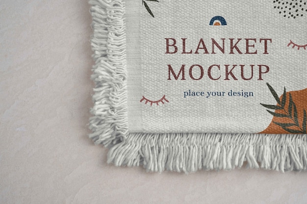 Decken-Mock-up-Design mit organischen Formen