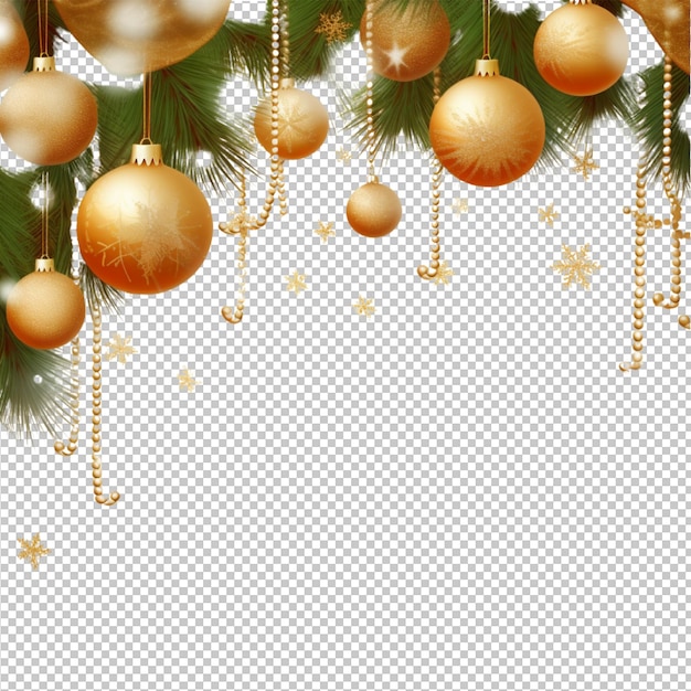 PSD decoração de natal clipping caminho bolha